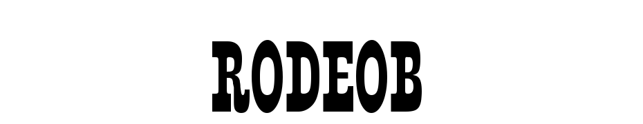 Rodeo Bold cкачати шрифт безкоштовно